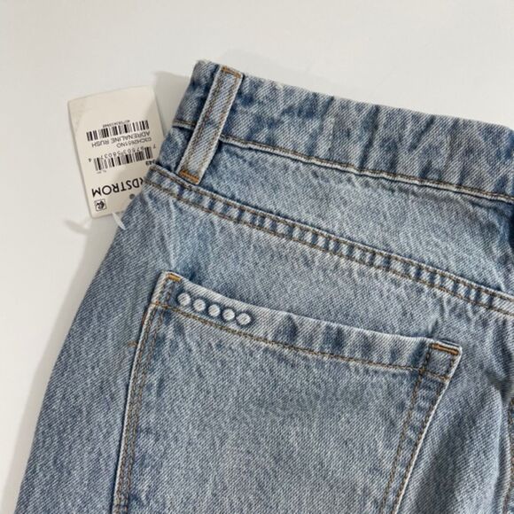 NWT Blank NYC The Cooper Slim Straight Jeans Size 28 Slit Leg Denim Button Fly - Picture 7 of 8